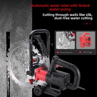 Machine à découper les murs en béton War Spin à moteur sans balais haute fréquence, anneau de puissance élevé, 6000W, lame de 410mm, 220V/110V