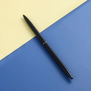 Stylo à bille rotatif élégant et fin en métal, écriture fluide, logo personnalisé, pour hôtel, bureau, entreprise, vente en gros - Product Image 2