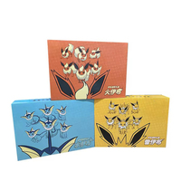 Kartu PTCG Asli Bahasa Mandarin Sederhana 6.0 Kotak Hadiah Eevee Pet Elf Lanjutan Mainan Hiburan Koleksi Permainan Papan