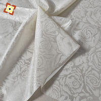 Tissu de matelas imprimé en chaîne tissé avec microfibre respirante de conception de fleurs de pêche