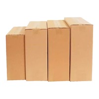 Boîtes de transport en carton ondulé pour l'épicerie et la logistique - Résistantes à la pression, impression de logo, design en bande longue, personnalisables