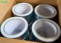 Ruban adhésif en aluminium ignifuge résistant à la chaleur 43U de solvant collant fort HVAC