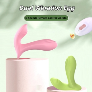 Vibrator OEM Sextoy 10 Kecepatan dengan Remote Control, Mainan Seks Dewasa, Vibrator Celana Dalam yang Dapat Dipakai dengan Remote, Vibrator Sit and Ride - Product Image 2