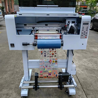 Termurah pabrik kristal Label Transfer Roll untuk Roll 3 Printhead UV DTF Printer Logo stiker mesin cetak 30cm AB Film