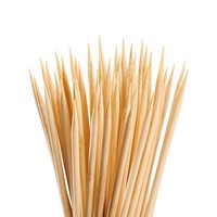 Brochettes en bambou biodégradables de haute qualité, résistantes à la chaleur, 100 % écologiques, jetables, 3,0*35 cm, pour barbecue et fondue, emballage personnalisé