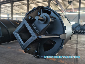 900mm Đường kính Bauer <span class=keywords><strong>soilmec</strong></span> nhàm chán thiết bị đóng cọc đôi quay vòng khoan đáy với đất răng xô đất - Product Image 4