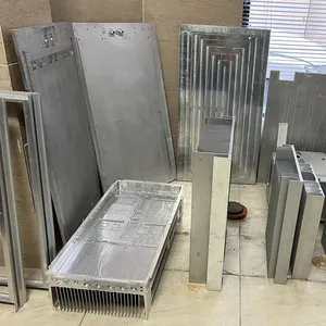 Perfiles de extrusión de aluminio radiador circular de aluminio disipador de calor de caja de aluminio