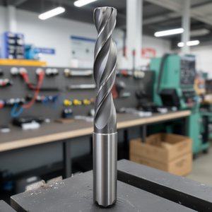 Foret en carbure haute performance TA1040 5xD avec 4 plaquettes de guidage, non revêtu, pour machines-outils - Product Image 3