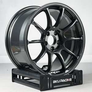 BKU forjado 5x114,3 ruedas 17 18 19 pulgadas llantas de aleación de bronce rueda de coche de carreras para JDM <span class=keywords><strong>Subaru</strong></span> <span class=keywords><strong>Impreza</strong></span> <span class=keywords><strong>Sti</strong></span> BRZ GT86 Supra Wrc Wrx - Product Image 5