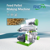 Machine de fabrication de granulés d'aliments pour volailles RICHI professionnelle, machine de fabrication d'aliments pour animaux avec goupille de sécurité