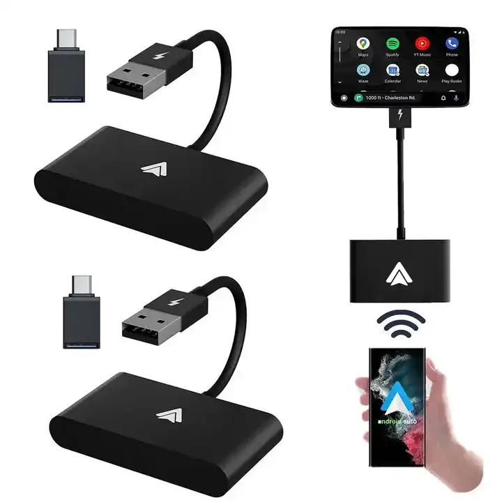 Source Adaptateur portable sans fil Android Dongle filaire vers sans fil  Android Auto Dongle pour OEM Carplay Android Auto on m.alibaba.com
