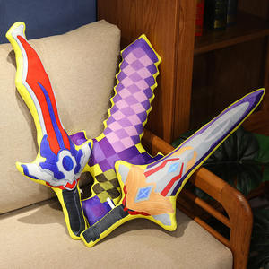 Nuevo Estilo de Juguete de Peluche de Espada de Anime al por Mayor, Espada y Escudo de Peluche, Almohada de Algodón PP, Muñeca de Juguete, Espadas, Armas - Product Image 2
