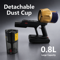 Aspirateur sans fil 27000Pa, forte aspiration, conception anti-emmêlement, autonomie de 50 minutes, autoportant, bac à poussière amovible