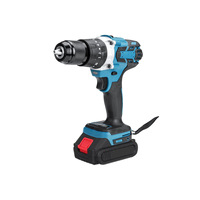 Nuevo Taladro Inalámbrico Sin Escobillas Popular con Batería, Taladro de Impacto Industrial de 16V con Luz LED, Juego de Herramientas Eléctricas