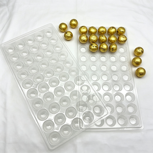 Bandeja de Plástico PET Transparente al por Mayor con 50 Cavidades para Envasado de Trufas de Chocolate <span class=keywords><strong>Ferrero</strong></span> Rocher y Chocolate Negro - Product Image 3