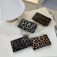 Dompet genggam emas Mini wanita, dompet kecil tempat kartu perak emas Mini untuk wanita