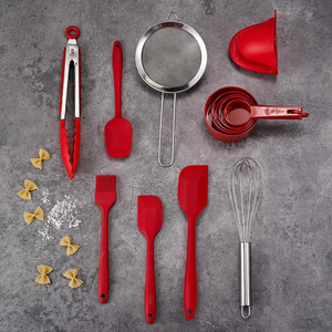Vente flash : Ensemble de 42 ustensiles de cuisine en nylon et acier inoxydable, jeu d'ustensiles de cuisine en silicone, spatule, <span class=keywords><strong>gadgets</strong></span> de pâtisserie - Product Image 4