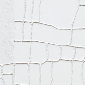 Dipinto a Olio Astratto di Alta Qualità Personalizzato con Cornice in Legno, <span class=keywords><strong>Arte</strong></span> Moderna Fatta a Mano su Tela, Dipinto Quadrato Bianco Puro - Product Image 4