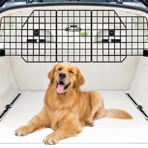 Barrière d'isolation pliable moderne en fer <span class=keywords><strong>pour</strong></span> <span class=keywords><strong>coffre</strong></span> de <span class=keywords><strong>voiture</strong></span>, protège les chiens pendant les voyages, empêche les animaux de sauter sur les sièges avant - Product Image 2