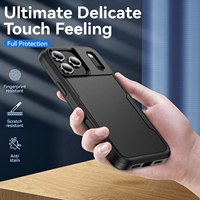 Coque OMEVE Tough Armor pour iPhone 17 Pro Max 17 Air 16 Pro 15 Plus 14 13 12 11 Coque arrière rigide antichoc de qualité militaire