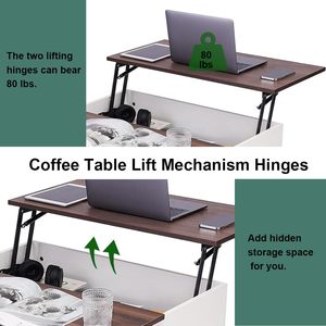 Folding Lift up Top Table, Coffee Table, Hydraulic Hinge Hardware, Lifting Frame <b>Desk</b> Mechanism Bracket for Te - Product Image 3