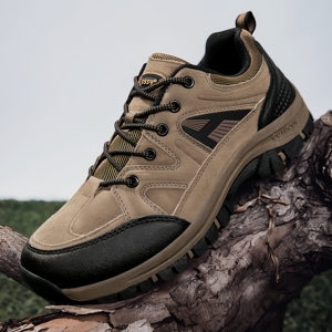 Zapatillas Retro <span class=keywords><strong>de</strong></span> Suela Gruesa Estilo Papá, Parte Superior <span class=keywords><strong>de</strong></span> Cuero Dividido, Suela <span class=keywords><strong>de</strong></span> <span class=keywords><strong>Goma</strong></span> Antideslizante con Absorción <span class=keywords><strong>de</strong></span> Impactos, Punta Puntiaguda, <span class=keywords><strong>Zapatos</strong></span> Casuales <span class=keywords><strong>para</strong></span> Toda Temporada - Product Image 3