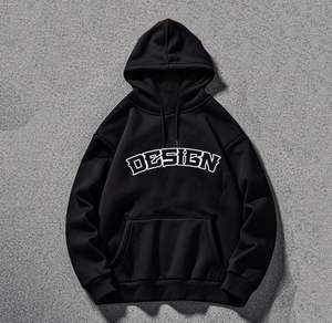 Sudadera con Capucha de Felpa para Hombre, Talla Grande, de Alta Calidad, Antiencogimiento, Manga Corta, Impresión Digital Personalizada, 100% Algodón - Product Image 1