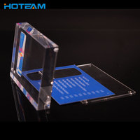 Hoteam – bloc acrylique transparent en résine pour bureau, avec 17 ans d'expérience, par Sublimation