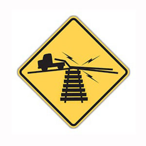 Testo personalizzato barriera di avvertimento per animali ferma attraversamento pedonale strada che attraversa segnali di sicurezza stradali - Product Image 4