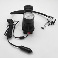 Compresseur d'air pour pneus de voiture portable, mini, simple, 12 volts CC, avec manomètre