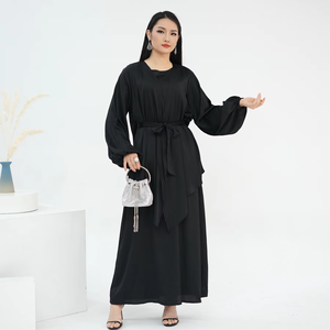 Yibaoli produttore abbigliamento islam 4 colori moderno <span class=keywords><strong>turco</strong></span> nuovo <span class=keywords><strong>modello</strong></span> due pezzi abaya set a dubai - Product Image 4