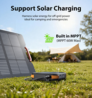 Power Bank Aman untuk Penerbangan 90Wh dengan Pengisian Cepat USB C PD 60W, Output DC 12-24V, Paket Baterai Li-ion untuk CPAP, Laptop, dan Perjalanan
