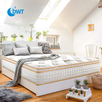 Matelas en mousse à mémoire de forme en gel à ressorts ensachés en polyuréthane Meubles de chambre à coucher Matelas de rêve Lit de sommeil Matelas roulant
