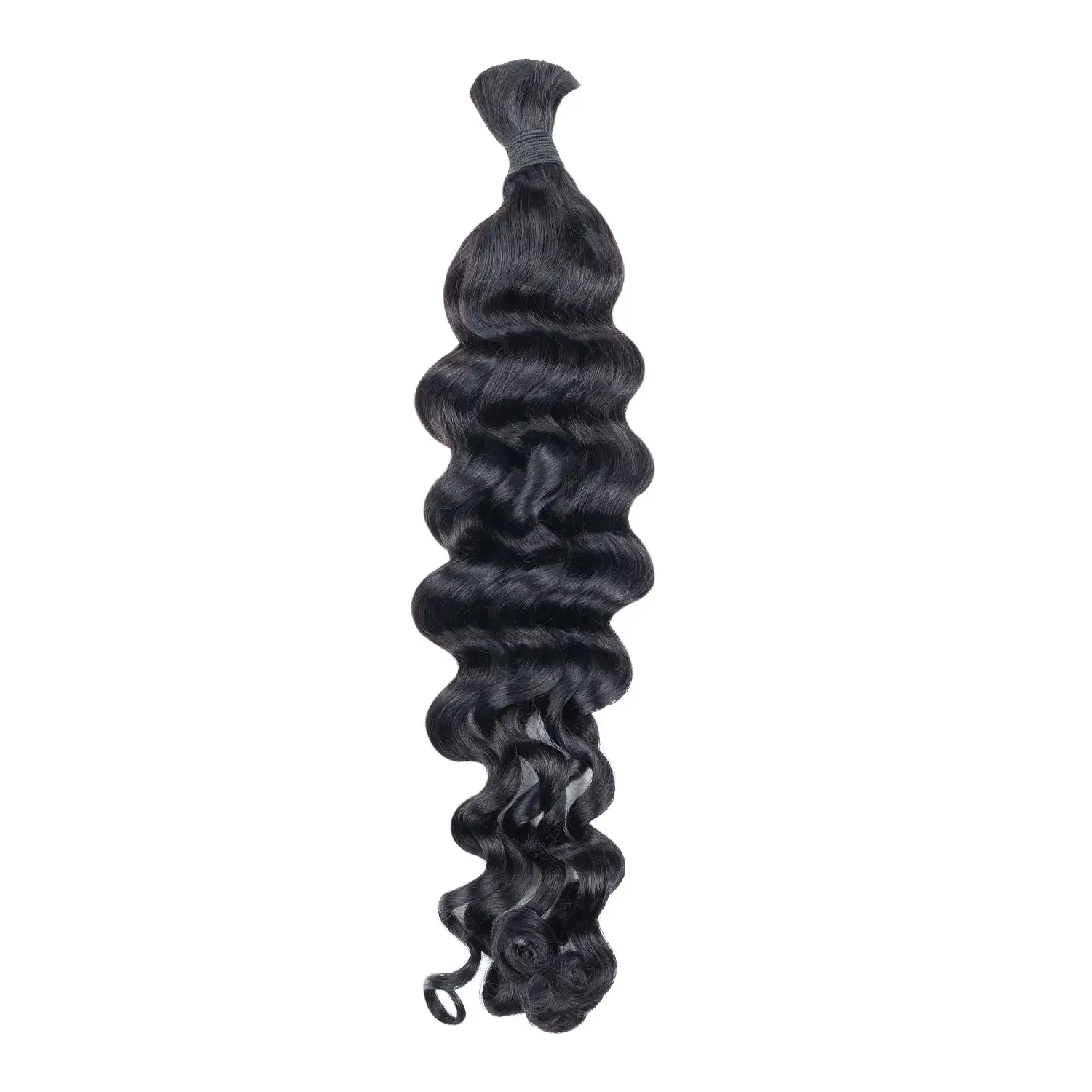 FH wholesale bulk hair vendor unprocessed raw human hair bulk deep wave bulk braiding human hair