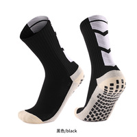 Chaussettes de sport de course à pied de football mi-mollet à poignée personnalisée pour hommes distributeur de colle à épaississement élevé Technique de sublimation sueur de taille jeune