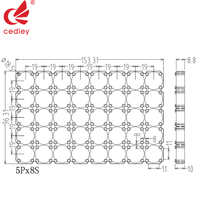 Support de batterie Cedley 21700, entretoise pour cellules 21700, support de batterie 21700, support de 22,5 mm, 21,7 mm, 21,5 mm
