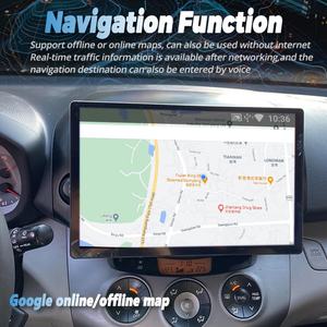 Radio Reproductor Multimedia para Auto con Android 13 y Carplay de 13.3 Pulgadas para Toyota RAV4 2006-2009, Navegación GPS, WIFI+4G, 2DIN, DSP, Estéreo - Product Image 5