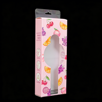 Boîte pliante transparente en PVC écologique imprimée sur mesure avec grande fenêtre, matériaux recyclés pour l'emballage de jouets et de cadeaux