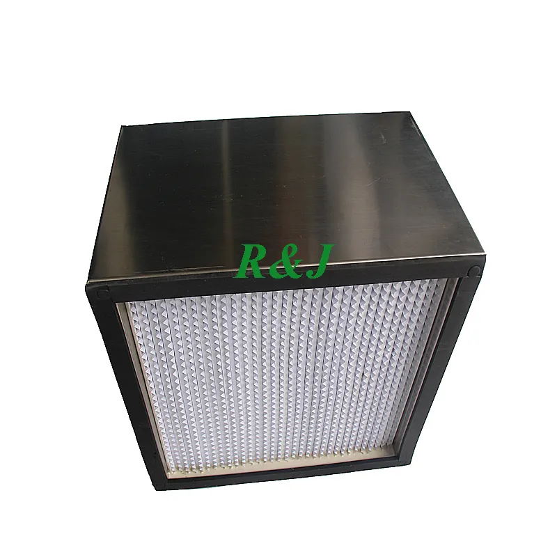 Hvac intake air filter deep pleat ashrae hepa filter