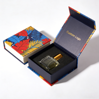 Boîte cadeau magnétique personnalisée en papier, très vendue en Europe, pour échantillons de parfum de 10 ml avec insert en mousse EVA