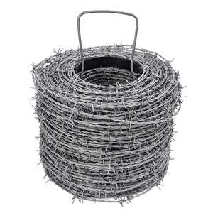 उच्च तन्यता गर्म डुबकी गैल्वेनाइज्ड एंटी-जंग आसान स्थापना बार्बेड वायर रोल 2-4 मिमी तार खेत डबल स्ट्रैंड्स - Product Image 5