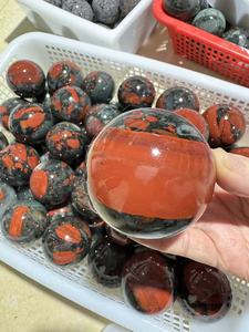 Sfera di Cristallo in Diaspro Rosso per Decorazione Casa e Ufficio, Sfera Naturale Lucidata per Guarigione, Feng Shui e Predizione del Futuro, Regalo in Pietra Preziosa - Product Image 6