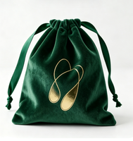 Pochette en velours de luxe avec logo personnalisé, pochette en velours doux réutilisable avec cordon de serrage pour écouteurs, parfum, bracelet, emballage cadeau