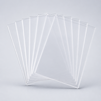 Étui rigide transparent en PVC pour cartes, épaisseur 5 mm, pour l'affichage de bandes dessinées