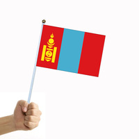 Drapeaux de pays à main promotionnels Gahumi agitant un mini drapeau de main personnalisé en polyester Niger
