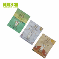 Pochette réutilisable personnalisée à 3 joints latéraux Sacs plats à fermeture éclair Pochettes de poudre de papier d'aluminium Sachet de plastique Sacs d'emballage en sachet
