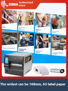 Imprimante d'étiquettes industrielle <span class=keywords><strong>Zebra</strong></span> <span class=keywords><strong>ZT421</strong></span> 168mm, produit en stock original pour l'impression d'étiquettes chimiques avec peinture - Product Image 4
