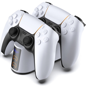 PS5 Controller <b>Charging</b> Stand Dual USB Type <b>C</b> RGB Lighting Game Console Accessory Holder - Product Image 4