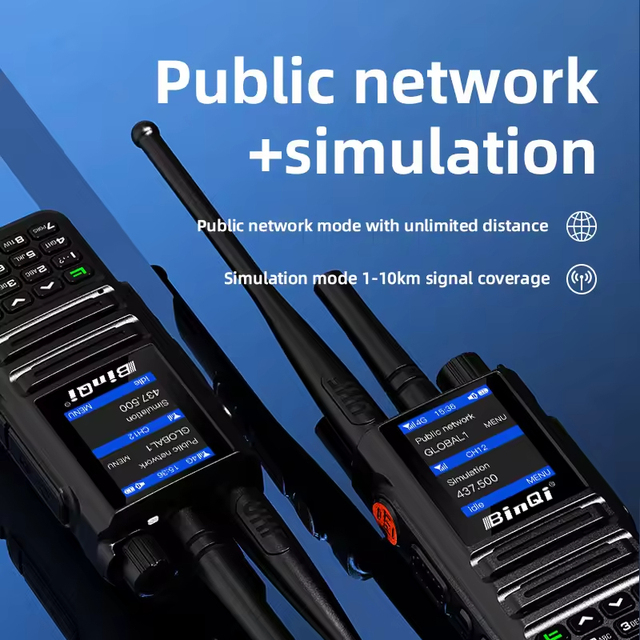 BinQi BQ-889 Long Range Handheld GPS Intercom 4G POC Android Network Zello Wifi Radio Global Communication Walkie Talkie 5000km