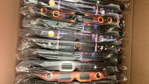 Zigzag Edge Cardboard Eclipse <strong>Glasses</strong> Customizable CE ISO Approved Safe Shades For <strong>Direct</strong> Sun Viewing - Product Image 6